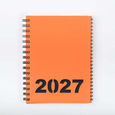 A5 calendar with a notebook